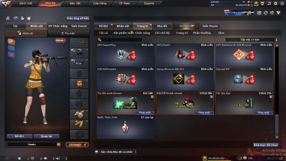 shop acc cf uy tin gia re